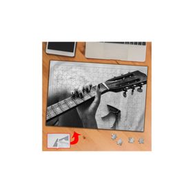 2598 Gitar Çalan Kız Müzik 240 Parça Puzzle Yapboz Tablo