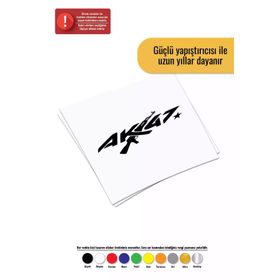 25x10 cm Ak47 Araba Laptop Duvar Folyo Sticker