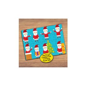 260PZ Noel Baba Kolyajı Çocuklara Özel Puzzle Yapboz Tablo