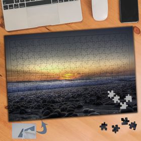 261 Sahil Kenarında Minik Taşlar 240 Parça Puzzle Yapboz Tablo