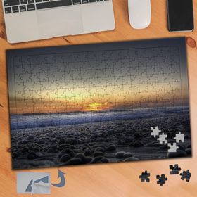 261 Sahil Kenarında Minik Taşlar 240 Parça Puzzle Yapboz Tablo