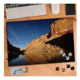 261 Yüksek Kayalık Doğa Manzarası 240 Parça Puzzle Yapboz Tablo