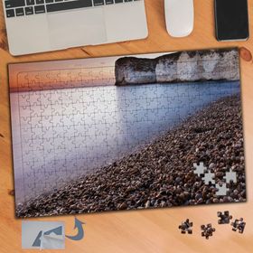 263 Deniz Ve Kayalık Doğa Manzarası 240 Parça Puzzle Yapboz Tablo