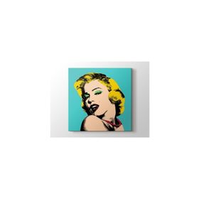 2645 Sanat Andy Warhol Marilyn Monroe Kare 50x50 cm Kanvas Tablo
