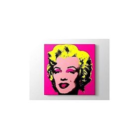2645 Sanat Andy Warhol Marilyn Monroe Kare 50x50 cm Kanvas Tablo