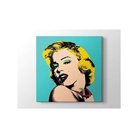 2645 Sanat Andy Warhol Marilyn Monroe Kare 50x50 cm Kanvas Tablo