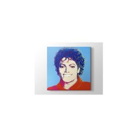 2645 Sanat Andy Warhol Michael Jackson Kare 50x50 cm Kanvas Tablo