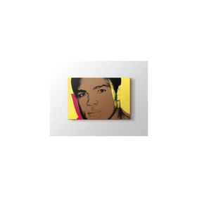 2645 Sanat Andy Warhol Muhammed Ali Kare 50x50 cm Kanvas Tablo