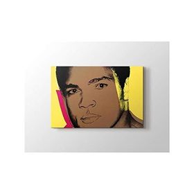 2645 Sanat Andy Warhol Muhammed Ali Kare 50x50 cm Kanvas Tablo
