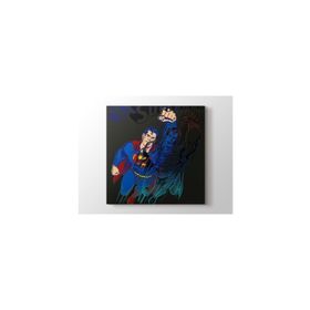 2645 Sanat Andy Warhol Superman Kare 50x50 cm Kanvas Tablo