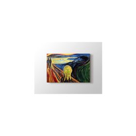 2645 Sanat Edvard Munch Çığlık Yatay 50x70 cm Kanvas Tablo