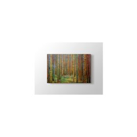2645 Sanat Gustav Klimt  Tannenwald Çam Ormanı Yatay 60x80 cm Kanvas Tablo