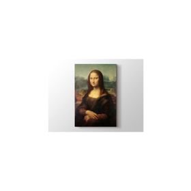 2645 Sanat Leonardo Da Vinci Mona Lisa Dikey 40x60 cm Kanvas Tablo