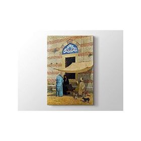 2645 Sanat Osman Hamdi Bey Arzuhalci Dikey 60x80 cm Kanvas Tablo