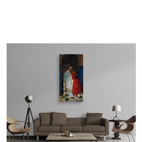 2645 Sanat Osman Hamdi Bey Kaplumbağa Terbiyecisi Dikey 40x60 cm Kanvas Tablo