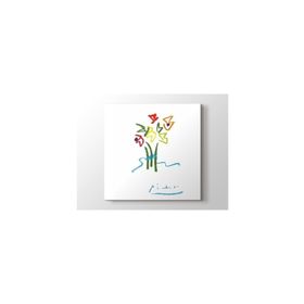 2645 Sanat Pablo Picasso Evening Flowers Kare 50x50 cm Kanvas Tablo