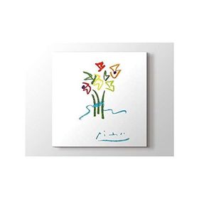 2645 Sanat Pablo Picasso Evening Flowers Kare 50x50 cm Kanvas Tablo
