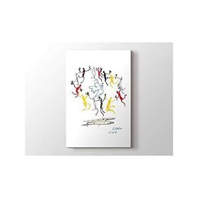 2645 Sanat Pablo Picasso The Dance Of Youth Dikey 40x60 cm Kanvas Tablo