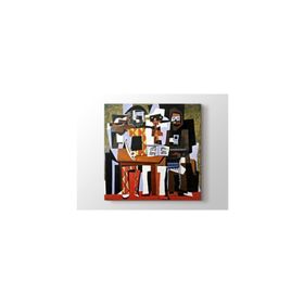 2645 Sanat Pablo Picasso Three Musicians Kare 60x60 cm Kanvas Tablo