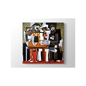 2645 Sanat Pablo Picasso Three Musicians Kare 60x60 cm Kanvas Tablo
