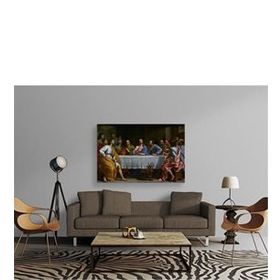 2645 Sanat Philippe De Champaigne Son Akşam Yemeği Yatay 60x80 cm Kanvas Tablo