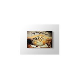 2645 Sanat Salvador Dali Geopoliticus Child Yatay 50x70 cm Kanvas Tablo