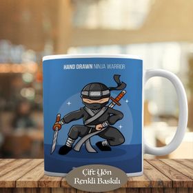 266 Savaşçı Kahraman Ninja Çocuk Baskılı Kupa Bardak