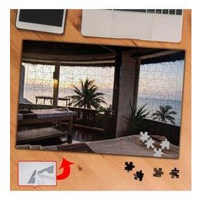 2676 Spa Odası Huzur Sakin 240 Parça Puzzle Yapboz Tablo