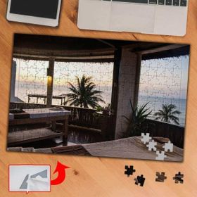 2676 Spa Odası Huzur Sakin 240 Parça Puzzle Yapboz Tablo