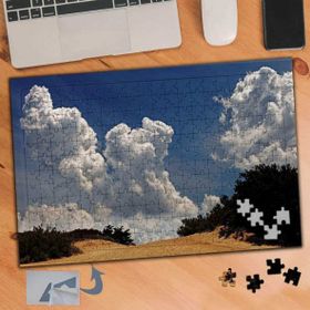 269 Butlu Gökyüzü Ve Yol Manzara 240 Parça Puzzle Yapboz Tablo