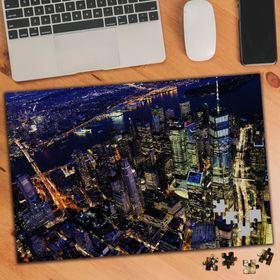 2699520 Işıklı Şehrin Akşam Görüntüsü 240 Parça Puzzle Yapboz