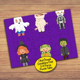 270 Halloween Cadılar Bayramı 24 Parça Çocuklara Özel Yapboz Tablo