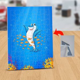274 Büyük Balina Ve Küçük Balıklar 99 Parça Puzzle Yapboz Tablo