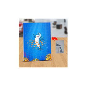 274 Büyük Balina Ve Küçük Balıklar 99 Parça Puzzle Yapboz Tablo
