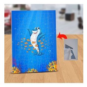 274 Büyük Balina Ve Küçük Balıklar 99 Parça Puzzle Yapboz Tablo