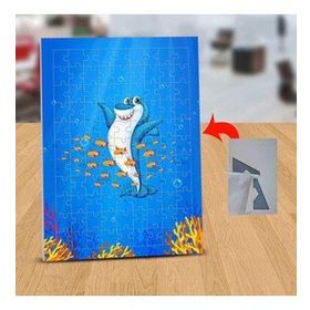 274 Büyük Balina Ve Küçük Balıklar 99 Parça Puzzle Yapboz Tablo