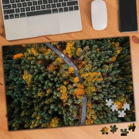 2743987 Yukardan Dağ Yolu Görünüşü 240 Parça Puzzle Yapboz
