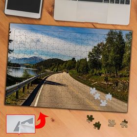 27477 Göl Kenarında Otoyol 240 Parça Puzzle Yapboz Tablo