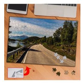 27477 Göl Kenarında Otoyol 240 Parça Puzzle Yapboz Tablo