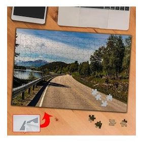27477 Göl Kenarında Otoyol 240 Parça Puzzle Yapboz Tablo