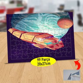 2767 Gezegen Etrafında Uzay Mekiği 99 Parça Puzzle Yapboz Tablo