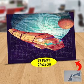 2767 Gezegen Etrafında Uzay Mekiği 99 Parça Puzzle Yapboz Tablo