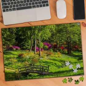 2767545 Yeşillik Alanı Çiçekler 240 Parça Puzzle Yapboz