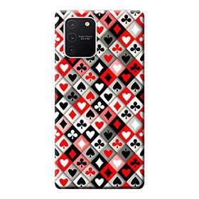 280 Samsung Galaxy S10 Lite SM-G770F İskambil Baskılı Silikon Kılıf