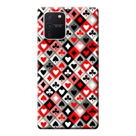 280 Samsung Galaxy S10 Lite SM-G770F İskambil Baskılı Silikon Kılıf