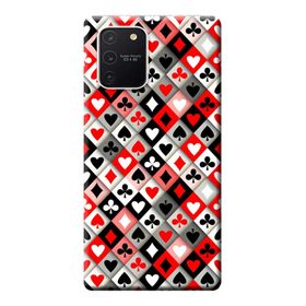 280 Samsung Galaxy S10 Lite SM-G770F İskambil Baskılı Silikon Kılıf