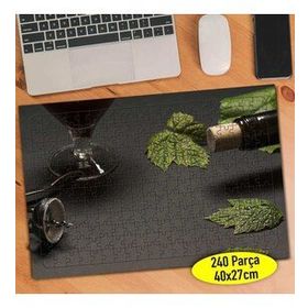 280 Şarap Şişesi Kadeh Bardağı Tirbişon 240 Parça Puzzle Yapboz
