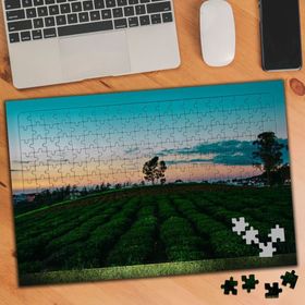 2818 Gün Doğumu Tarla 240 Parça Puzzle Yapboz