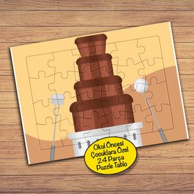283PZ Çikolata Şelalesi Çocuklara Özel Puzzle Yapboz Tablo