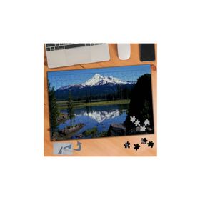 284 Karlı Dağ Manzarası Doğa 240 Parça Puzzle Yapboz Tablo